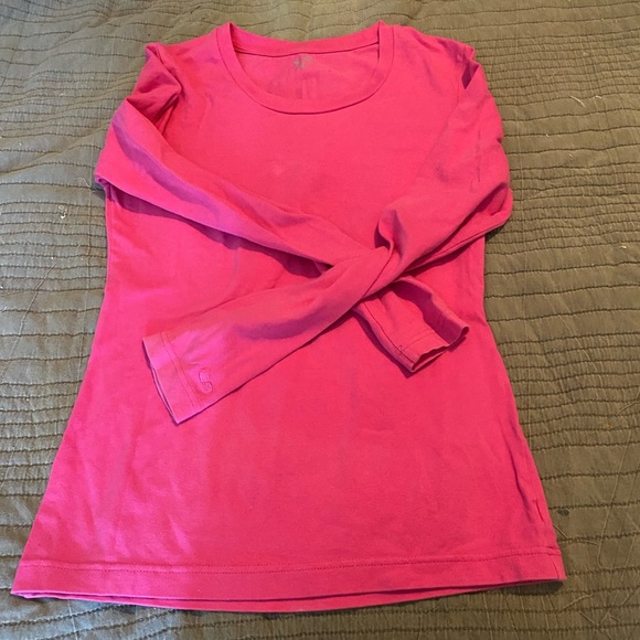 Champion Tops - Champion Pink Fitted Long Sleeve Top